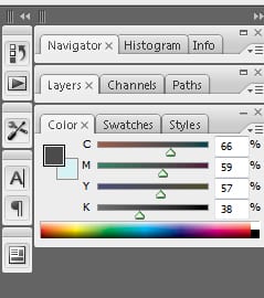 photoshop CMYK color
