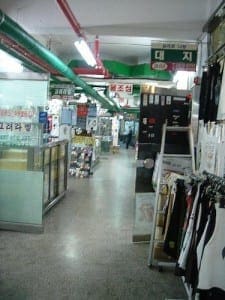 韓国ソウル東大門市場