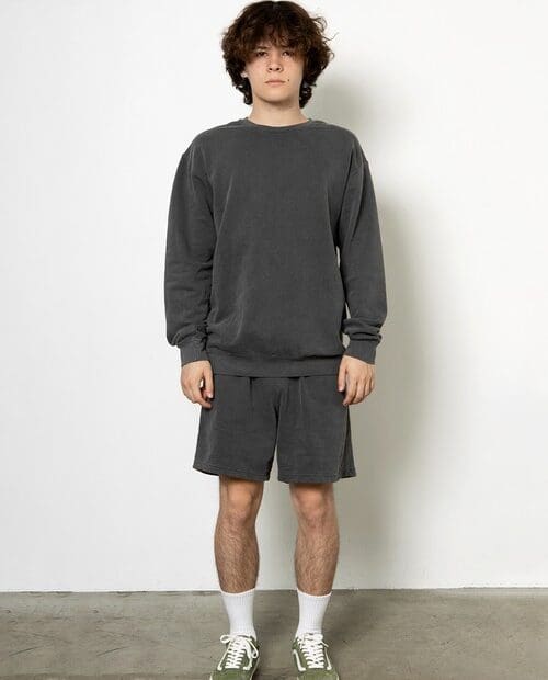cc1466 Garment Dyed 6.4 oz Lightweight Crewneck Sweatshirt