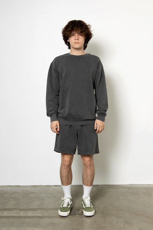 cc1466 Garment Dyed 6.4 oz Lightweight Crewneck Sweatshirt