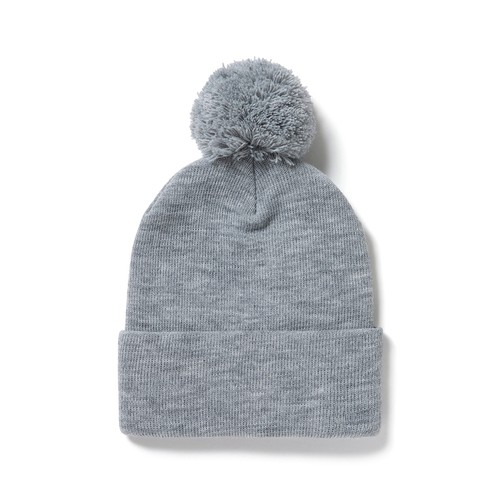 fl1501p Cuffed Pompom Knit Beanie