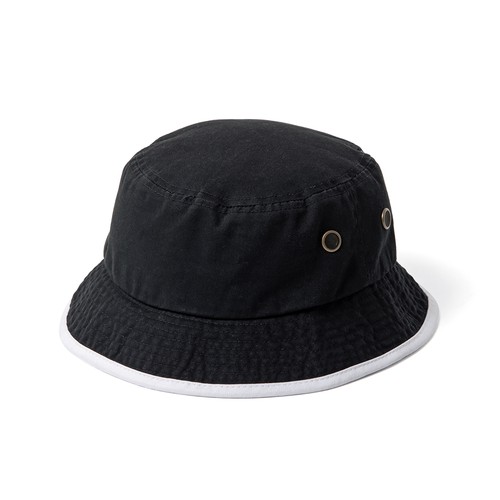 nf1519 Washed Bucket Hat with Trim