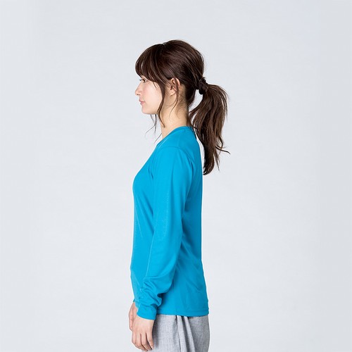 00352-AIL 3.5オンス インターロック ドライ長袖Tシャツ - 画像 (17)