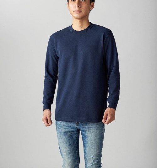 HNC-204 ハニカム 長袖Tシャツ(リブ有り) - 画像 (8)