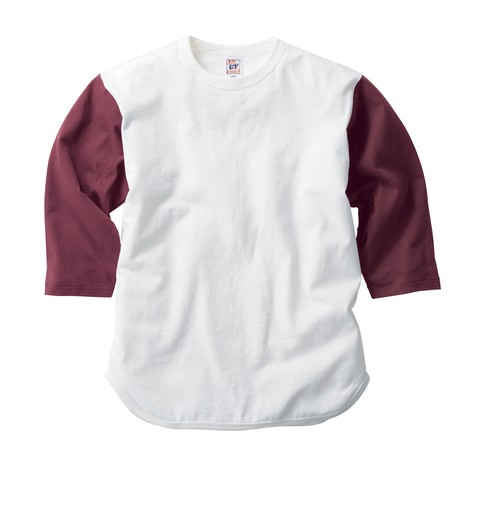 OE1230 オープンエンド 3/4スリーブ ベースボールTシャツ