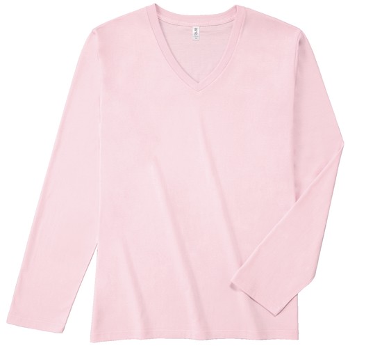 SVL-115 スリムフィット VネックロングスリーブTシャツ