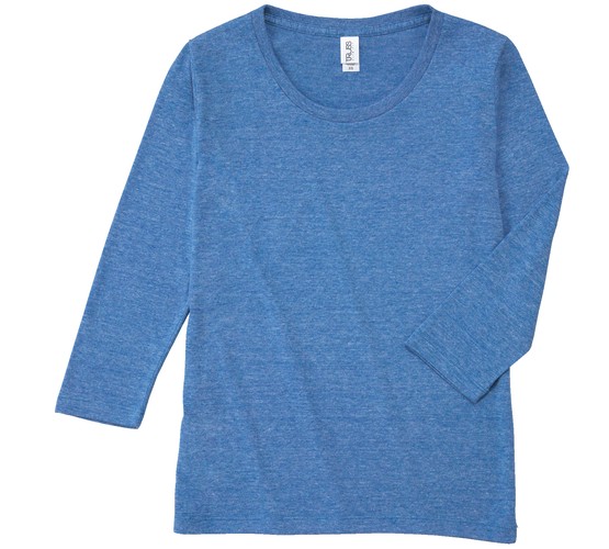 TBL-117 トライブレンド 3/4スリーブTシャツ(レディース) - 画像 (4)