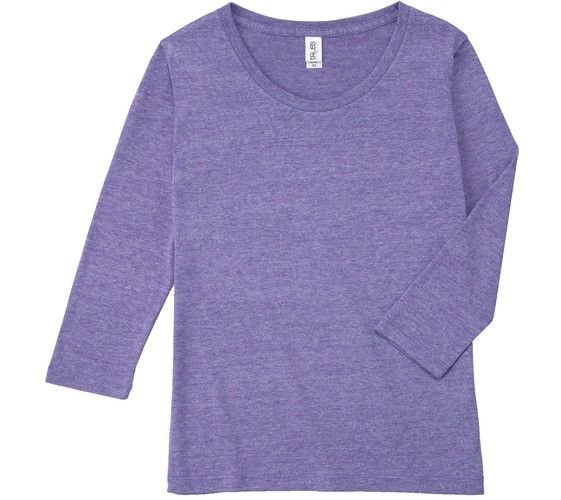 TBL-117 トライブレンド 3/4スリーブTシャツ(レディース) - 画像 (11)