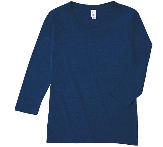 TBL-117 トライブレンド 3/4スリーブTシャツ(レディース) - 画像 (13)
