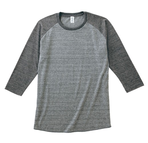 TQS-122 トライブレンド ラグラン 7分袖Tシャツ - 画像 (6)