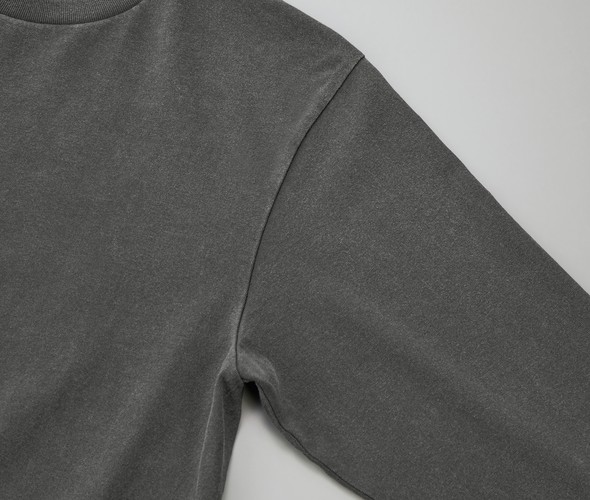 4231-01 6.2オンス オープンエンド フェードウォッシュ ロングスリーブ Tシャツ(2.1インチリブ) United Athle - 画像 (10)