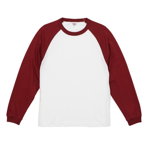 5048-01 5.6オンス ラグラン ロングスリーブ Tシャツ(1.6インチリブ) United Athle - 画像 (6)