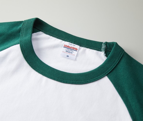 5048-01 5.6オンス ラグラン ロングスリーブ Tシャツ(1.6インチリブ) United Athle - 画像 (10)