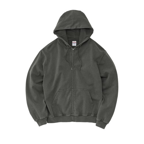 5265-01 8.8オンス オープンエンド フェードウォッシュ スウェット フルジップ パーカ(裏パイル) United Athle