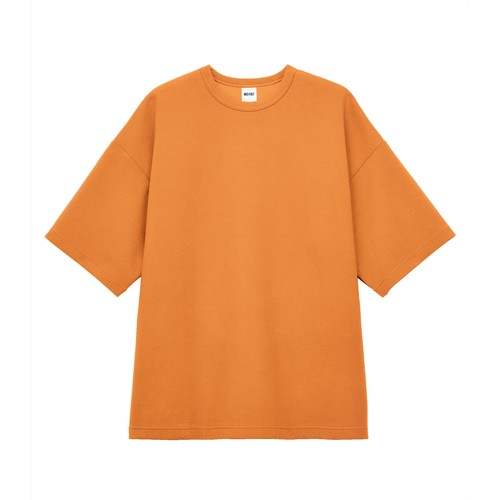 MS1167 8オンスダンボールニットビッグシルエットTシャツ（ポリジン加工）