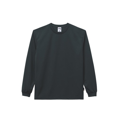 MS1609 4.3オンスドライロングスリーブTシャツ（ポリジン加工）